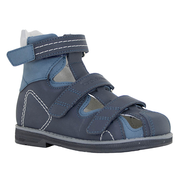 Сандали ортопедические Ортобум для мальчиков 81057-02 нордически-синие