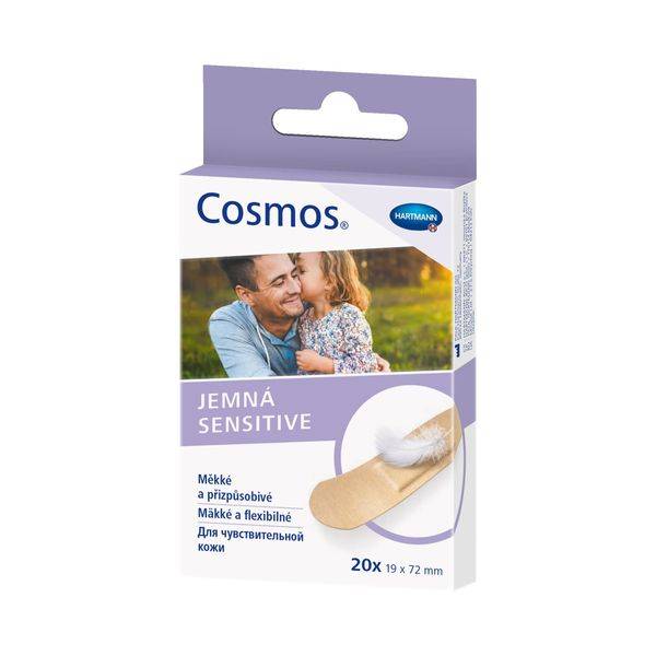 Пластырь для чувствительной кожи пластинки Cosmos Sensitive 20 шт.