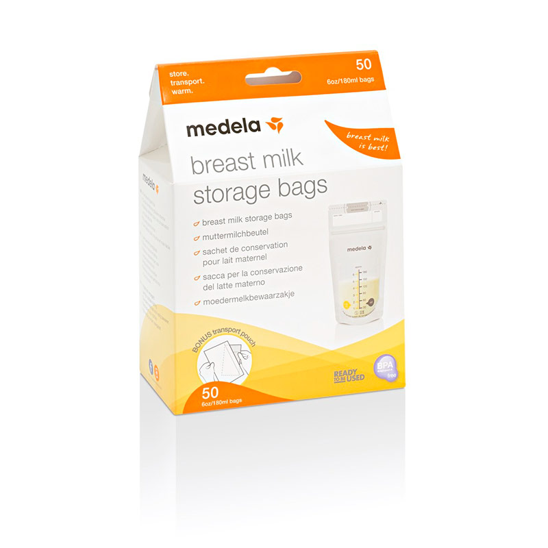 Пакеты Medela для хранения грудного молока 180мл 50 шт