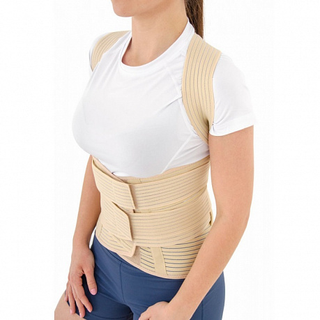 Корсет ортопедический Reh4Mat грудо-пояснично-крестцовый EB-LK-01/TLSO бежевый. Изображение 2 из 4