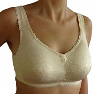 Бюстгальтер Ниночка для фиксации экзопротеза 03 бежевый.